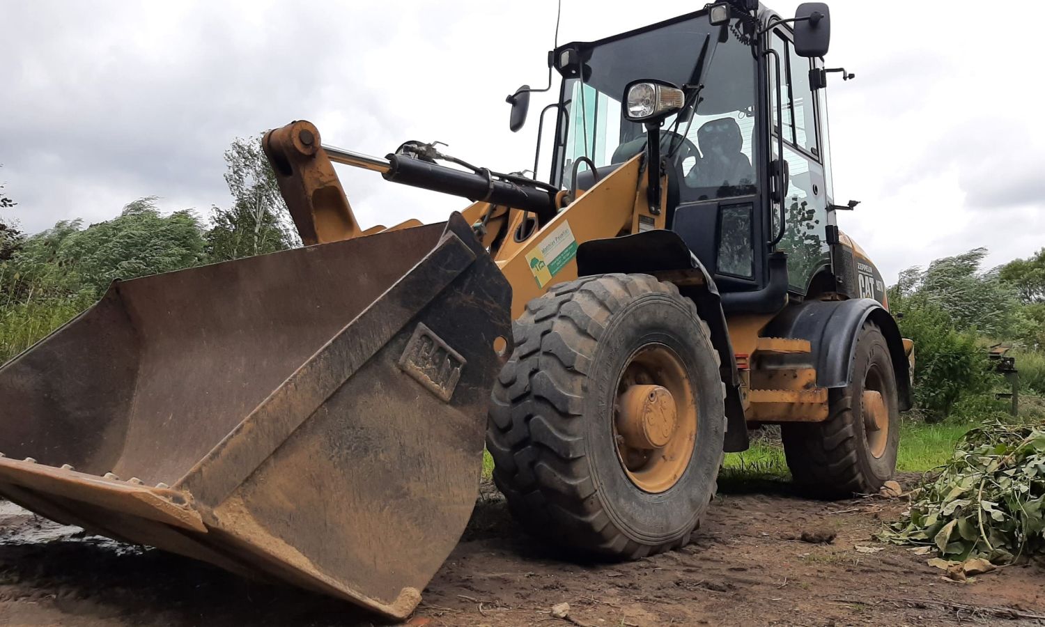 Erdarbeiten-Maschine